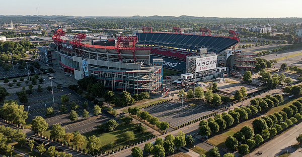 Nissan Stadium home of Titans in Nashville Tennessee Women's T-Shirt by  Steven Heap - Pixels