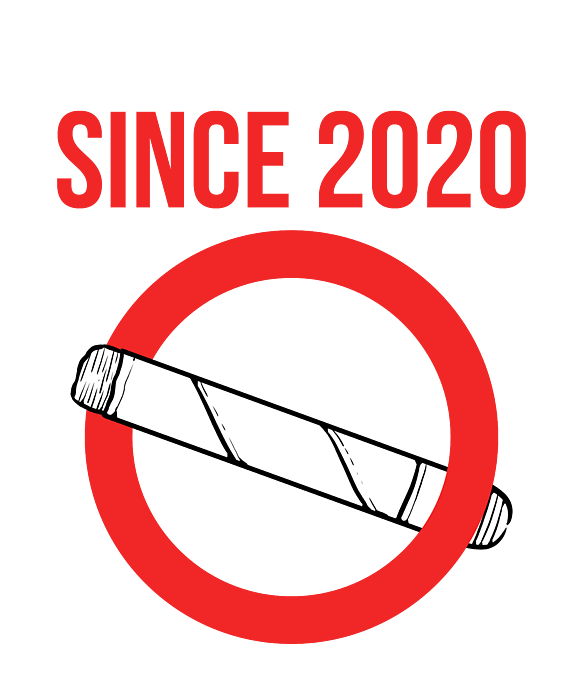 Non Smoker Since 2020 Quit Smoking Anniversary Weekender Tote Bag