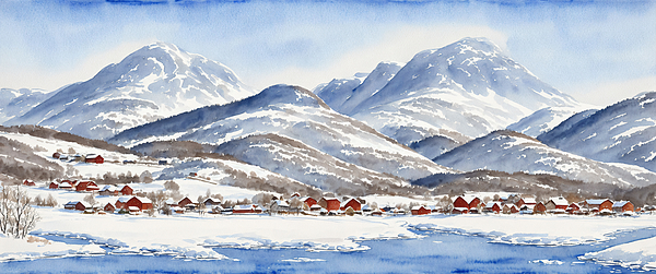 Delemore - Norwegian Winter Landscape