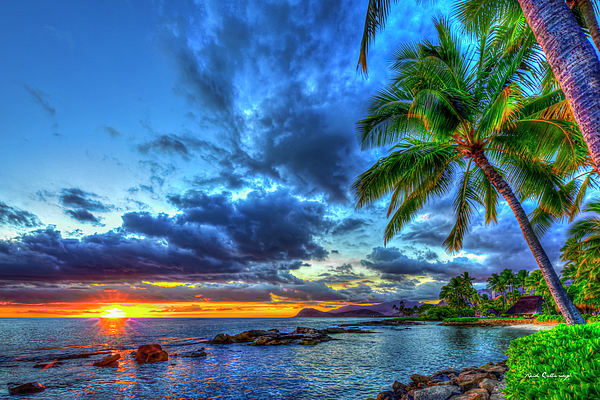 Reid Callaway - Oahu Hawaii Beyond Secret Beach Sunset North Pacific Ocean Landscape Seascape Art