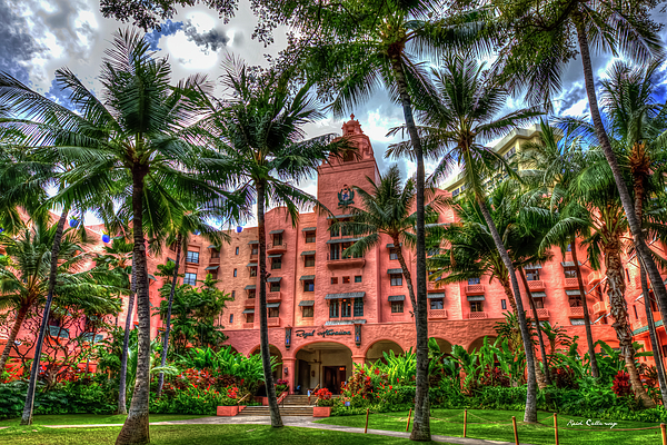 Reid Callaway - Oahu HI The Royal Hawaiian Hotel The Pink Palace of the Pacific Waikiki Architectural Art 
