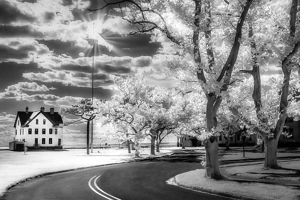 Officers Row Sandy Hook IR NJ Tapestry by Susan Candelario - Susan  Candelario - Artist Website