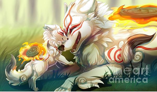 Okamiden Mousepad Chibiterasu Mousepad Amaterasu Okami 