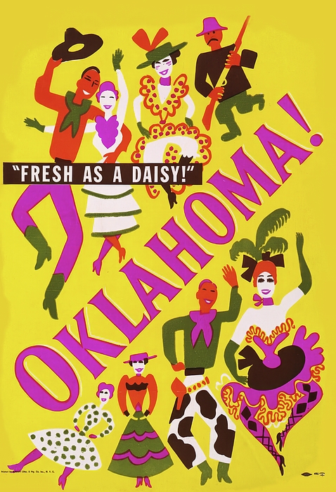 Artcraft Lithograph - Oklahoma 1940s