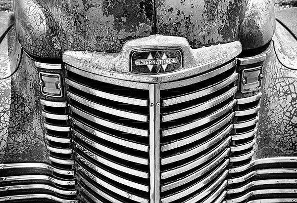 Peter Cole - Old Truck photographed in black and white