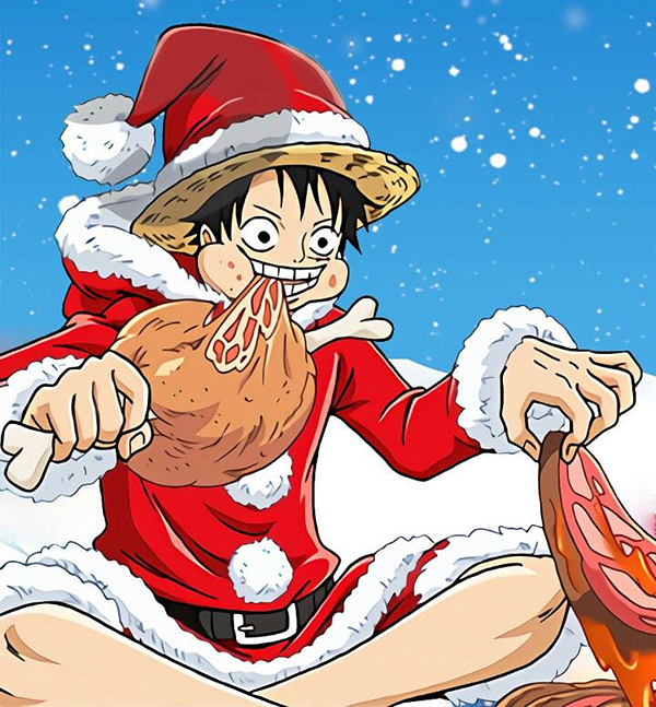 Merry Christmas from ONE PIECE! X3  Anime christmas, One piece images, One  piece manga