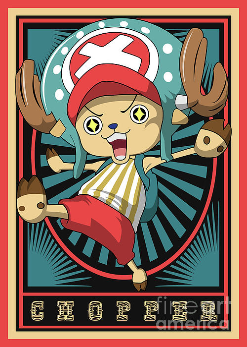 One Piece Anime Chopper Fleece Blanket By Mounier Wanjak Pixels