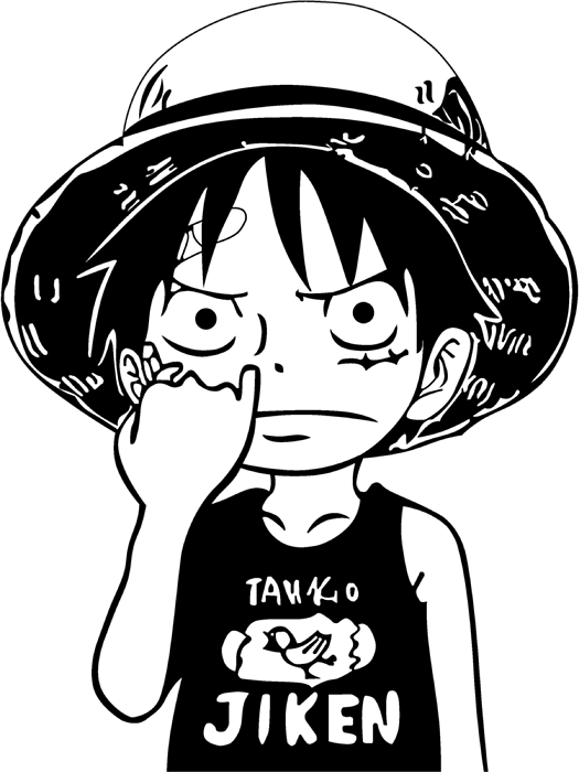 One Piece Parody Kid Cap - Eiichiro Yoda drawing Luffy upside down. (Funny One  Piece Parody - High Quality Cap - 1058 - Ref : 1058)