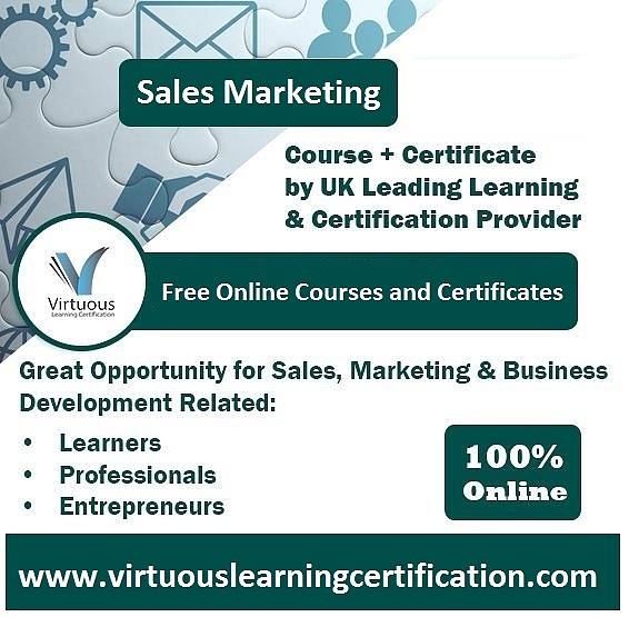 12 Free Online Courses with Certificates for Sales