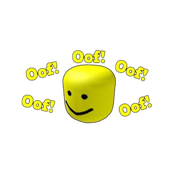 Roblox  Oof Smiley, face roblox, head, smiley png