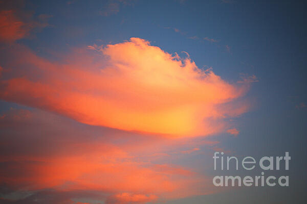 Joy Watson - Orange Sunset Clouds