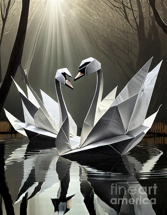 Dr Debra Stewart - Origami Swans
