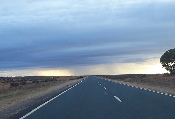 Samantha Farr - Outback Skies Looks Like Rain, Silver City Highway to Broken Hill, NSW, Australia