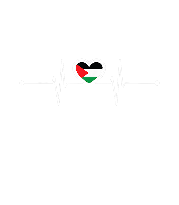 Retro Palestine Flag Heart Fleece Blanket