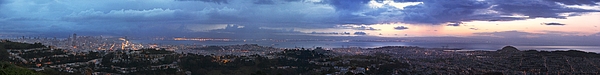 Masha Batkova - Panorama of Morning San Francisco