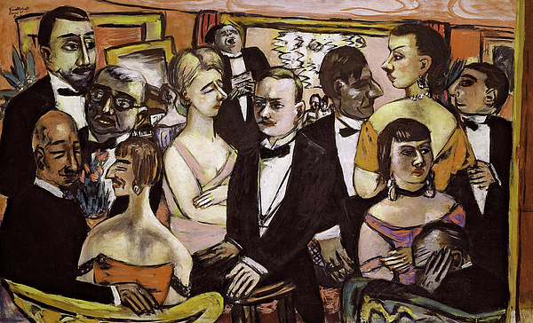 Paris Society, 1931 Tapestry for Sale Max Beckmann