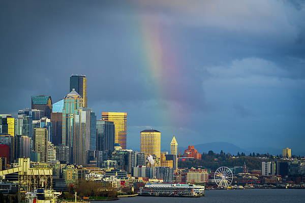 Tim Reagan - Partial Rainbow over Seattle