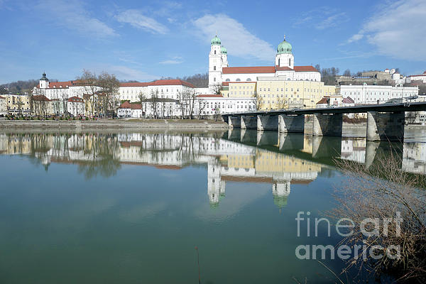 Johanna Zettler - Passau Inn River and Marien Bridge
