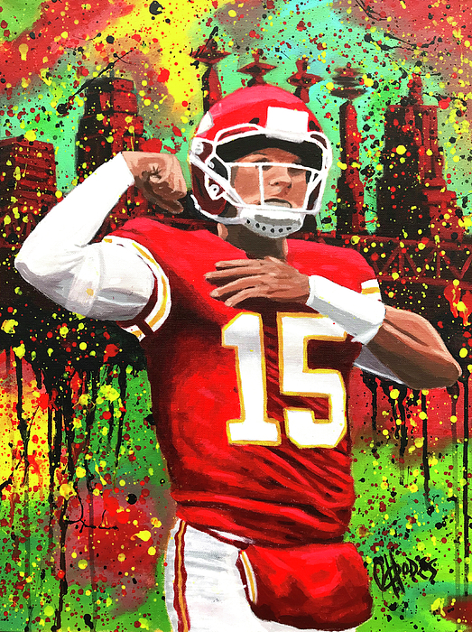 Patrick Mahomes iPhone Case by Billy Hodes - Pixels