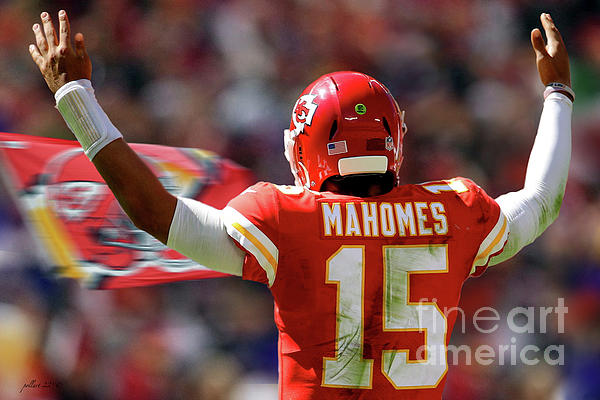 Patrick Mahomes, Kansas City Chiefs, Texas Tech Red Raiders Mixed Media by  Thomas Pollart - Fine Art America