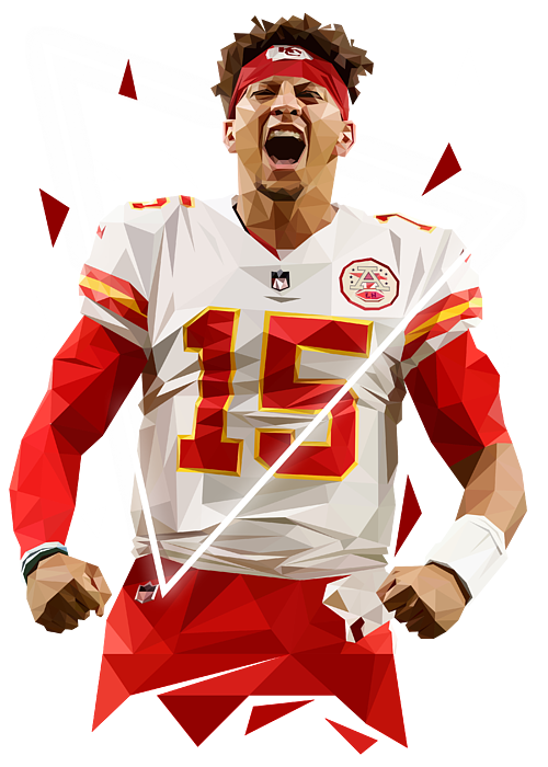 Patrick Mahomes Lowpoly Art Style Beach Towel by Yusuf Dedi Wijaya - Fine  Art America