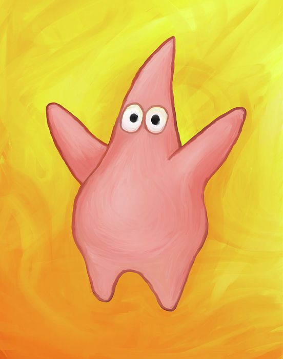 Patrick star Greeting Card by Squidward
