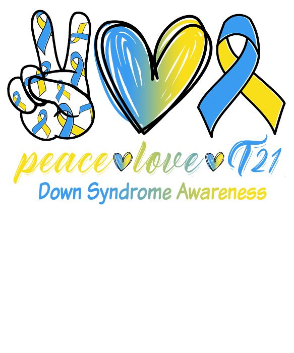 18x18 Multicolor Down Syndrome Warriors blue & yellow Ribbon Gifts Down Syndrome Awareness Fight Hope Support Strong Warrior Throw Pillow