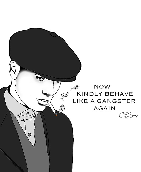 Peaky Blinders iPhone 14 Pro Tough Case by Courtney Briggs - Courtney  Briggs - Artist Website