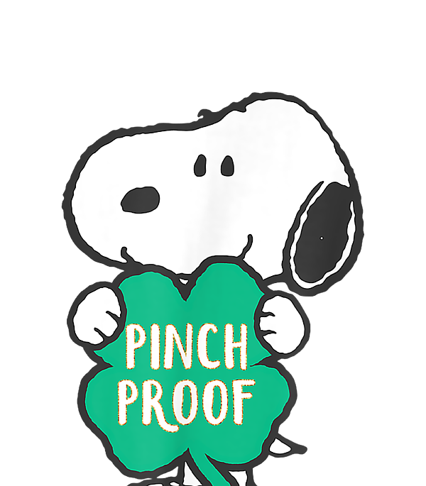 Peanuts Snoopy 100% Irish St Patrick's Day Vinyl Decal