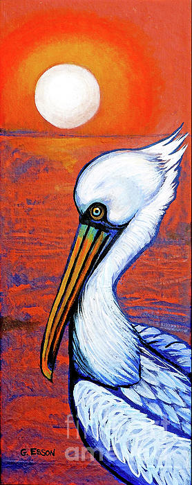 Genevieve Esson - Pelican At Sunrise
