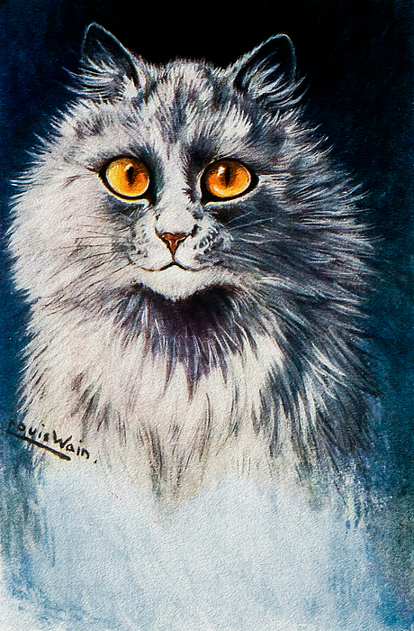 Dining Cats by Louis Wain Painting by Orca Art Gallery - Pixels
