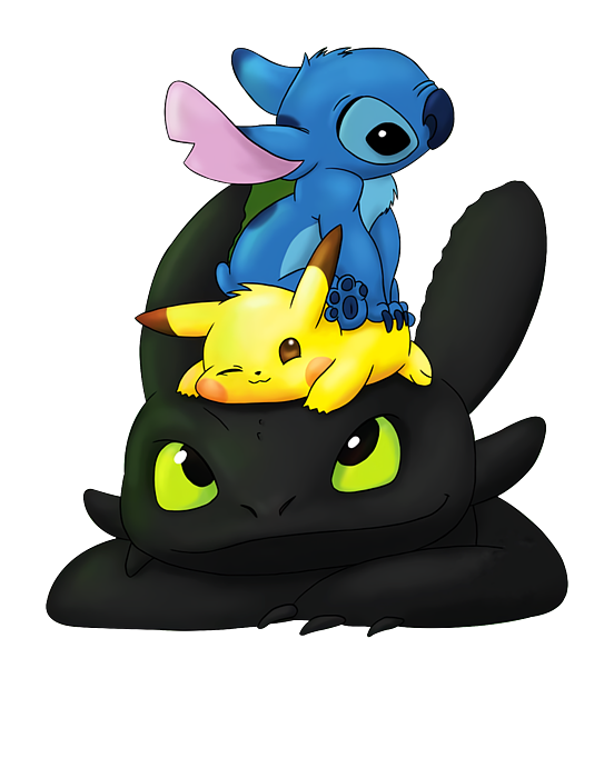 Stitch Dressed As Toothless