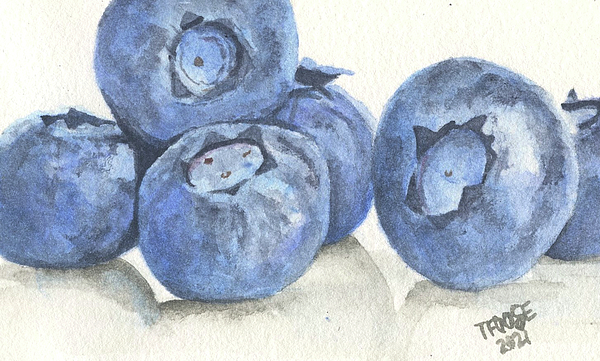 Taphath Foose - Pile of Blueberries
