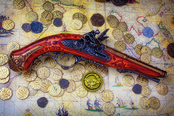 Treasure chest with gold coins Photograph by Garry Gay - Pixels