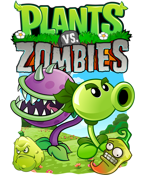 Plants vs zombies #1 Drawing by Myah Carroll - Fine Art America