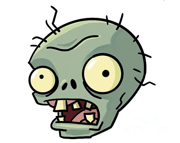 Plants vs Zombies Zombie Greeting Card by Thompson Murphy