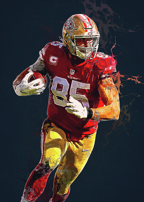 Player Football George Kittle Georgekittle George Kittle San