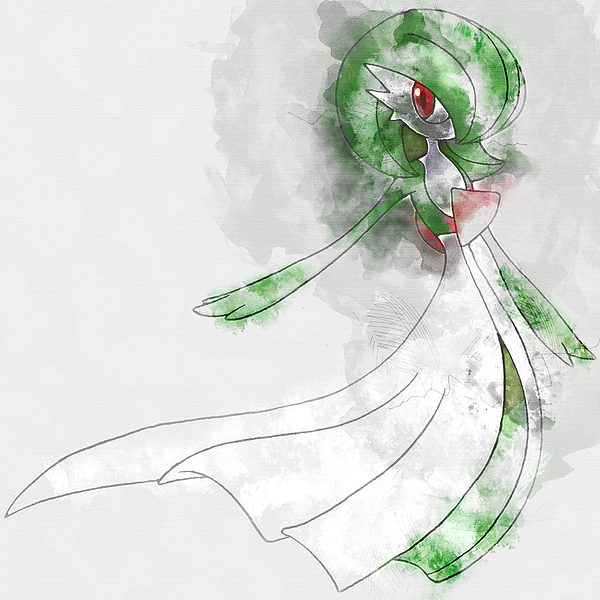 Mega Gardevoir illustration : r/pokemon