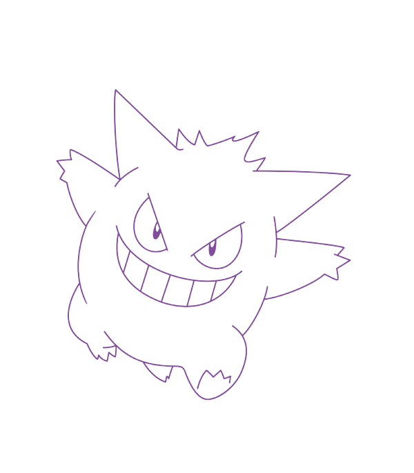 Mini Gengar, Shiny Gengar, Alpha Gengar 