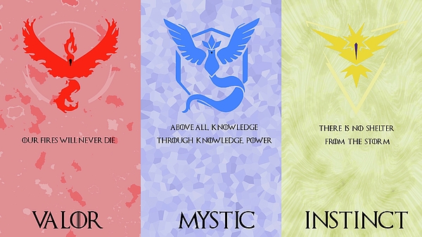 Pokemon Go Team Valor Team Mystic Team Instinct Puzzle For Sale By Yoyo Yo