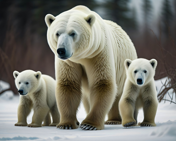 Polar Bear Hand Towel