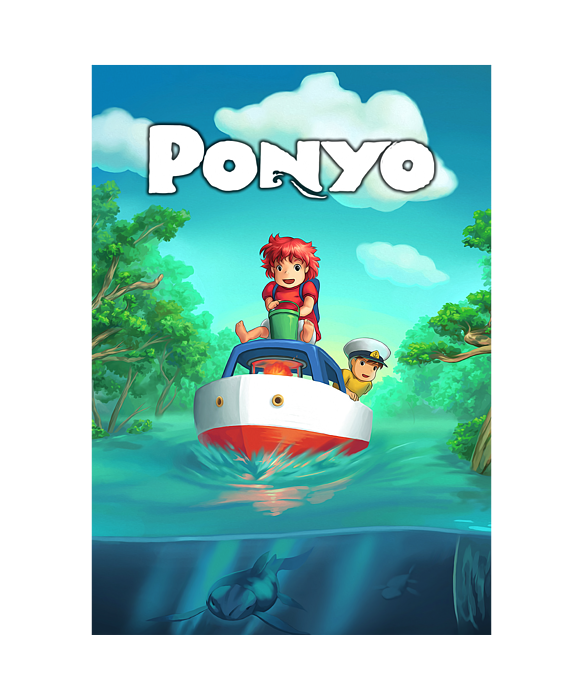 Luxury Ins Hayao Miyazaki Ponyo Cartoon Phone Case 2023 For IPhone