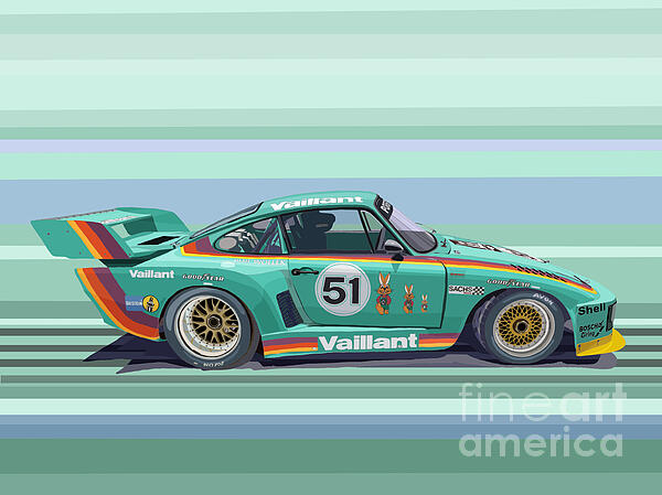 Yuriy Shevchuk - Porsche 911 Turbo Type Kremer 934 K2 RSR Vaillant Bob Wollek 