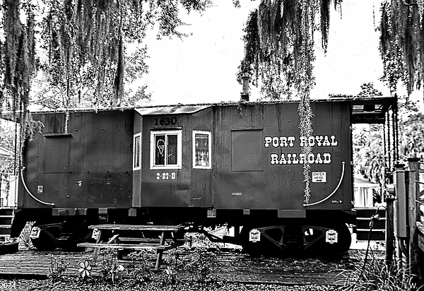 Lisa Wooten - Port Royal Railroad Black And White
