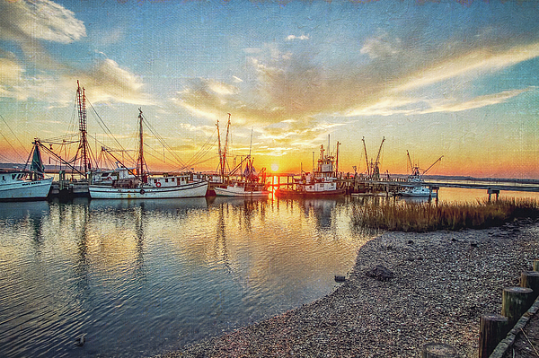 Steve Rich - Port Royal South Carolina Shrimp Boat Sunset 3