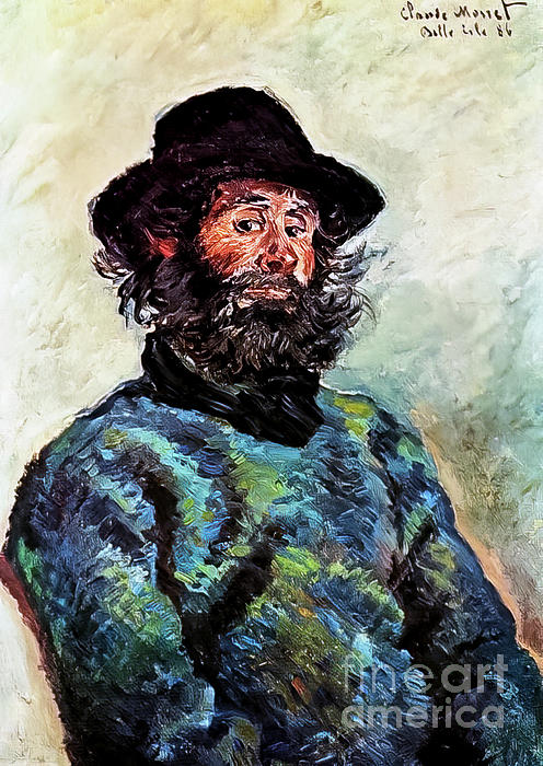 Portrait of Poly, Fisherman at Kervillaouen by Claude Monet 1886