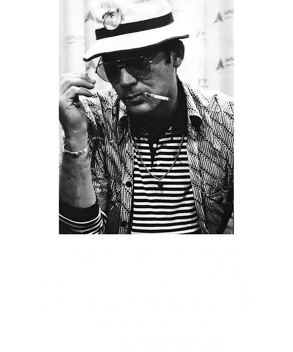 I hate to Advocate - Hunter S Thompson - T-Shirt