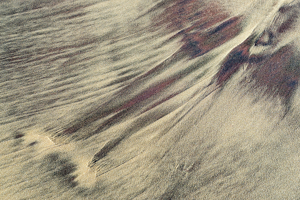 Georgia Mizuleva - Precious Natural Abstracts - Sand Specks with Pyrope Garnet and Iron Ore