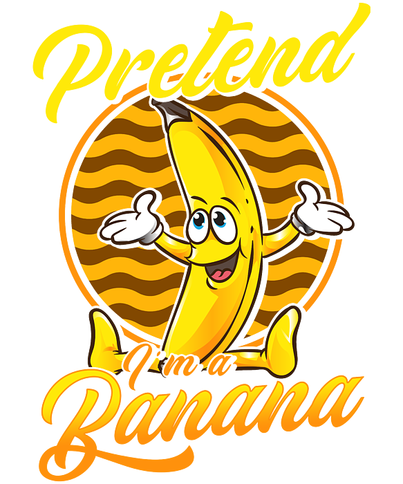 Cute & Funny Banana Split Gymnast Pun' Men's T-Shirt