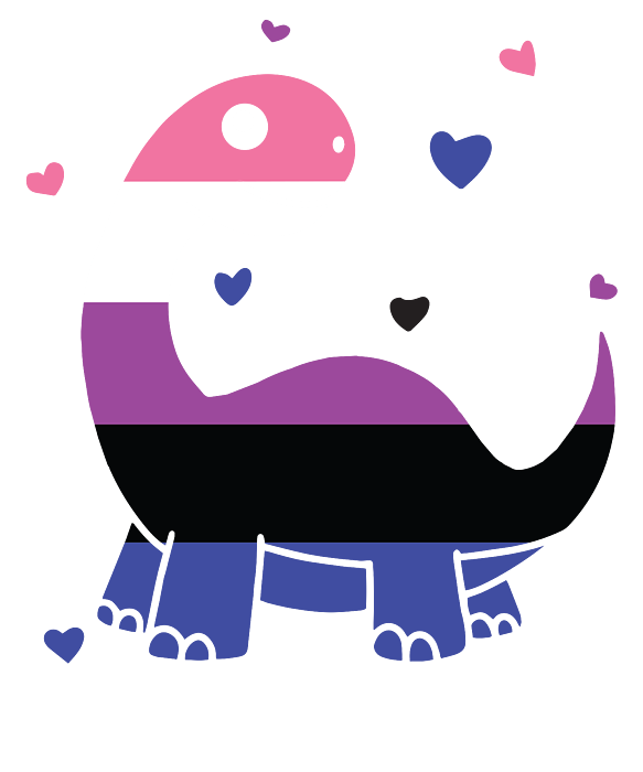 Ste-GAY-saurus | Pride Dinosaur Sticker